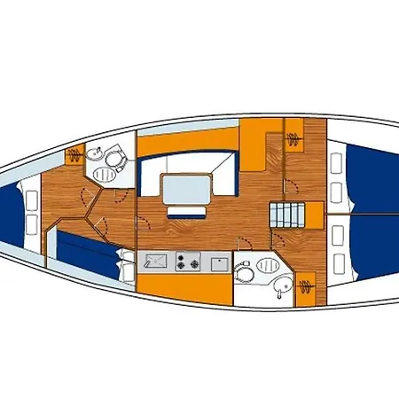 Velero Beneteau Cyclades 43.4 Botel *